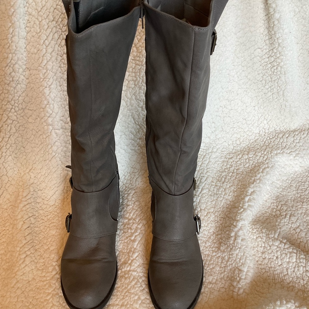 Stylish over the calf boot!